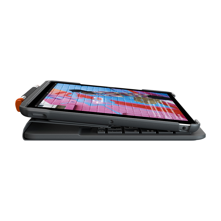 [HCM]Bàn Phím Bluetooth Kiêm Bao Da Logitech Slim Folio Cho iPad Gen 7 / iPad Air 3