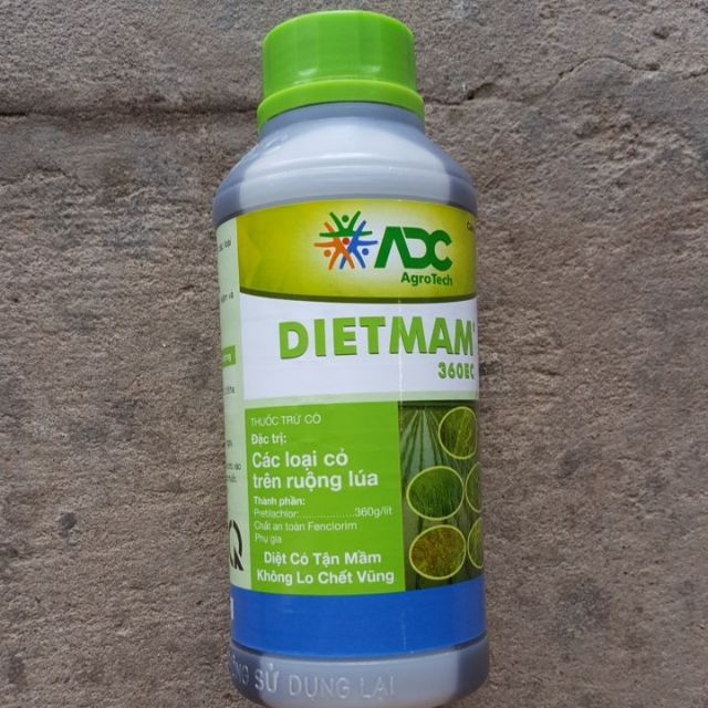 Thuốc diệt mầm cỏ lúa ADC DIỆT MẦM 360 EC 500ML.