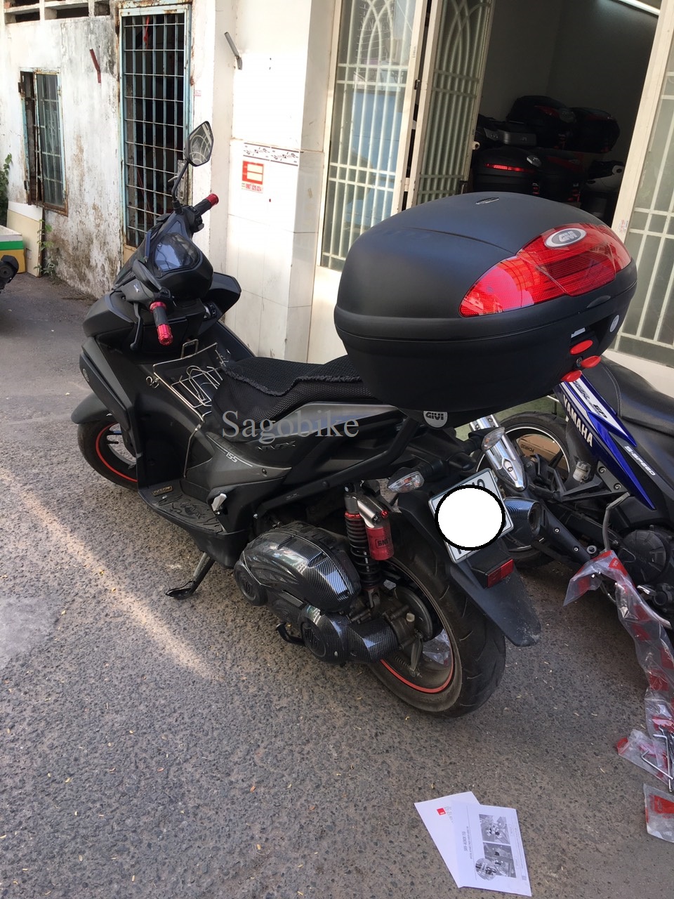 [HCM]Thùng sau givi E450N dung tích 45 lit