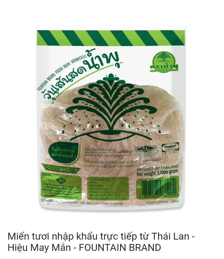 [HCM]Gói Miến tươi nhập khẩu Thái Lan