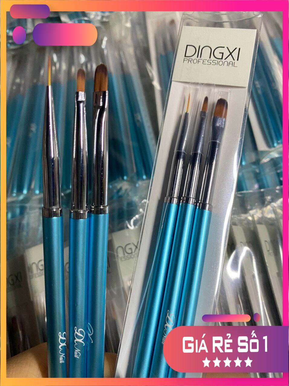 Set cọ 3 cây dingxi - mini nails