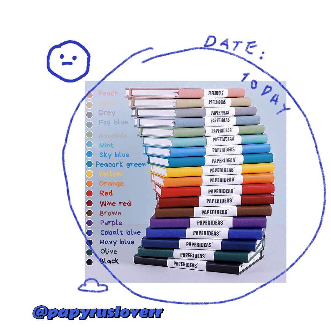 [Papyrus Lover] Sổ bìa da Paperideas A5 đủ màu
