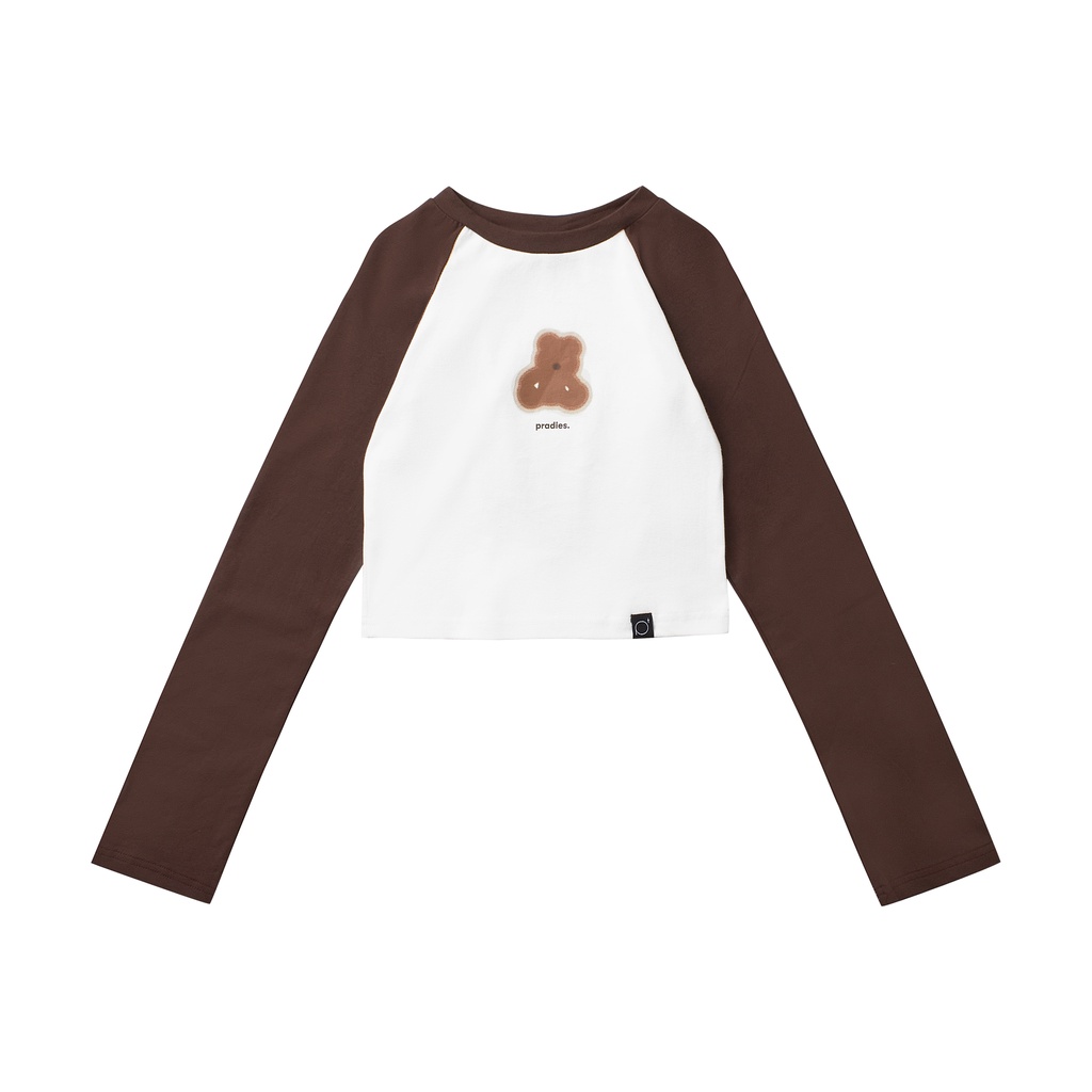 Áo Croptop Tay Dài PRADIES B-Bear