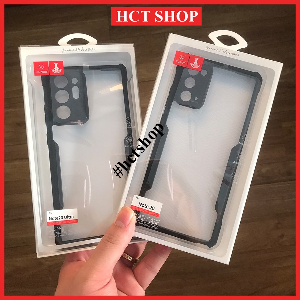 Ốp lưng Samsung Note20/ Note20Ultra Note8 / Note9/ Note10 siêu chống sốc chính hãng XUNDD