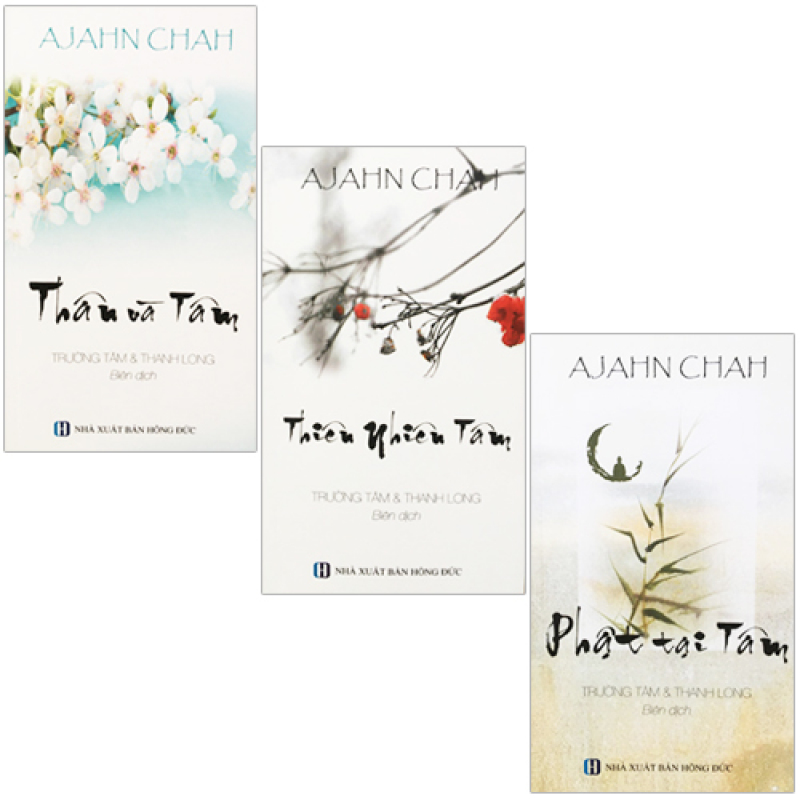 Bộ 3 Cuốn Sách Của Thiền Sư Ajahn Chah : Phật Tại Tâm + Thân Và Tâm + Thiên Nhiên Tâm