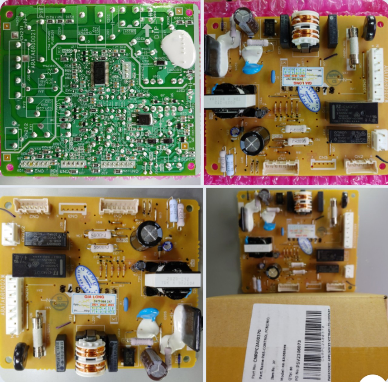 Bo tủ lạnh panasonic - Model : NR-BJ158SSVN ( Dùng chung nhiều model , MỚI 100% )