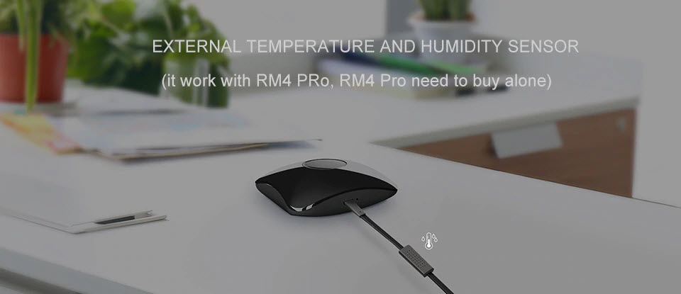 2020 Broadlink HTS2 Sesnor accessory USB cable temperature & humidity detector work with broadlink rm4 pro/rm4 mini universal remote - 2020 Broadlink HTS2 Cổng USB Cảm Biến Nhiệt Độ - Độ Ẩm Báo Làm Việc Với RM4 Pro/RM4 Mini
