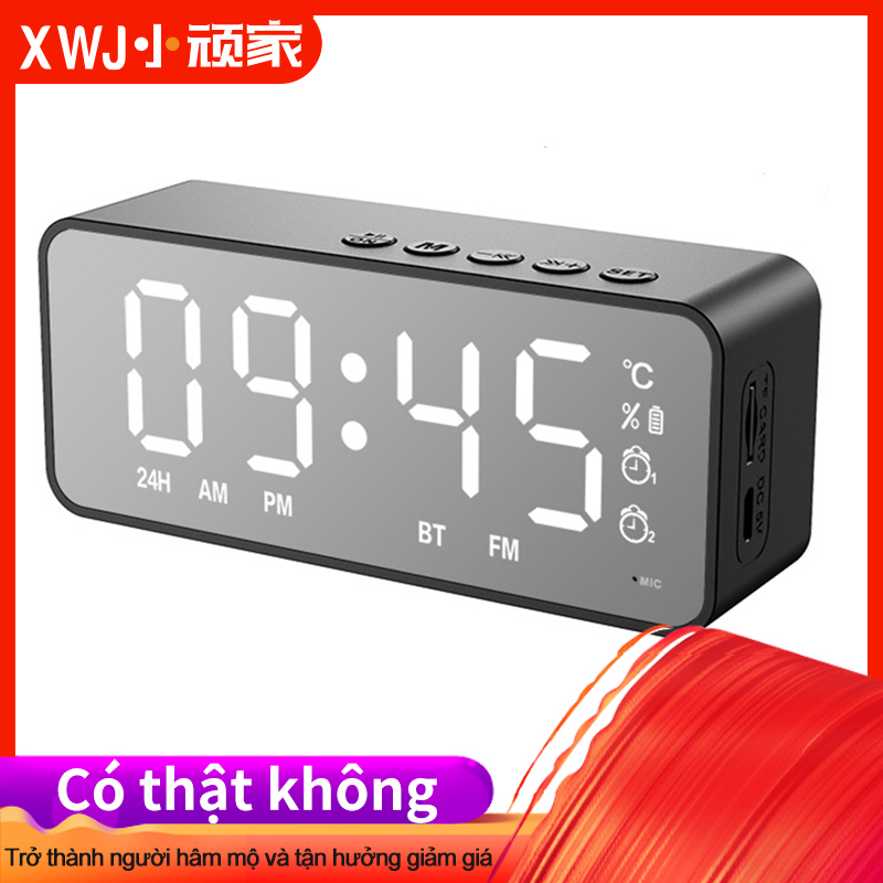Loa Bluetooth G50, Đồng Hồ Báo Thức Đèn LED, Gương Mini Không Dây Có Đồng Hồ Màn Hình, Loa Siêu Trầm Mini Thẻ. bán chạy