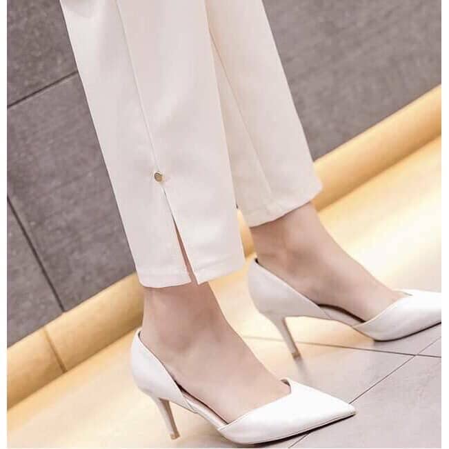 Quần baggy xẻ tà sang chảnh