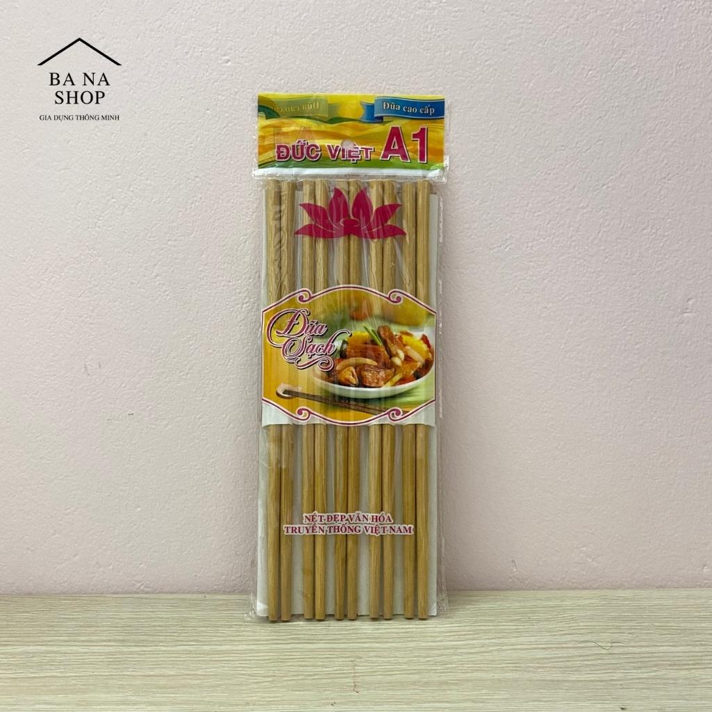 Đũa Tre Đức Việt Vỉ 10 Đôi Đũa Không Hóa Chất