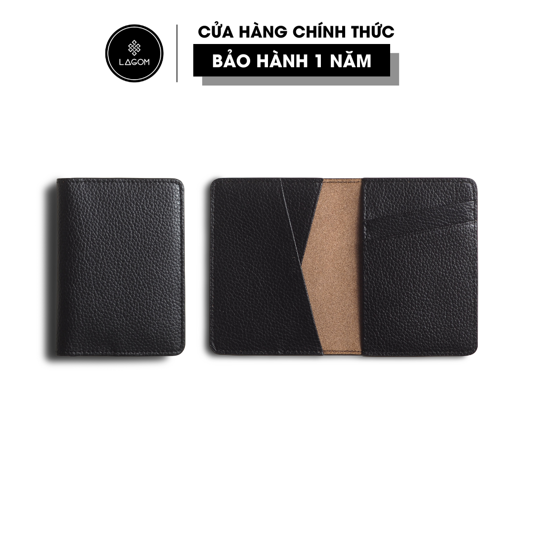 Ví mini đựng thẻ Da Thật LAGOM Card Togo