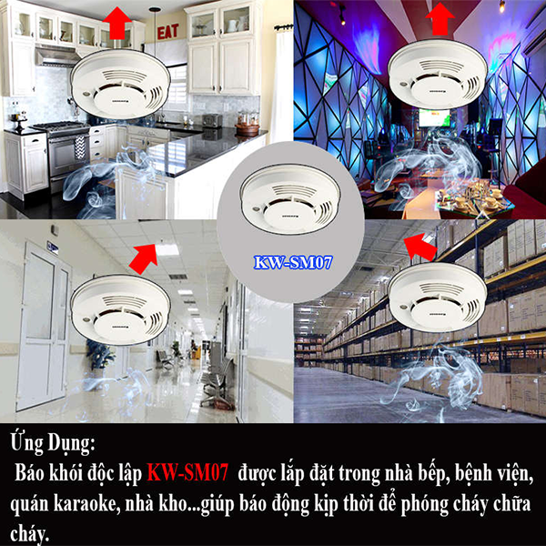 Báo khói báo cháy độc lập SM07
