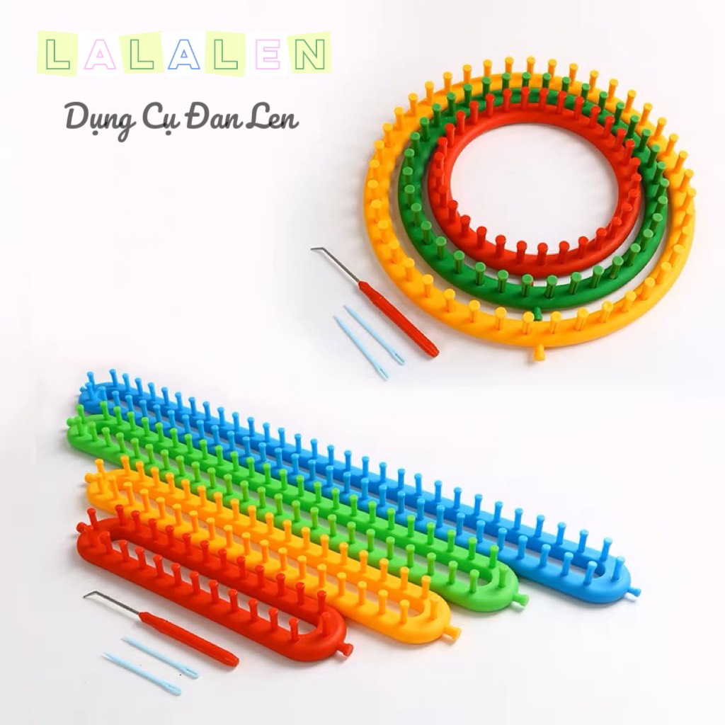 Khung Loom Hỗ Trợ Đan Len (Có Nhiều Size)