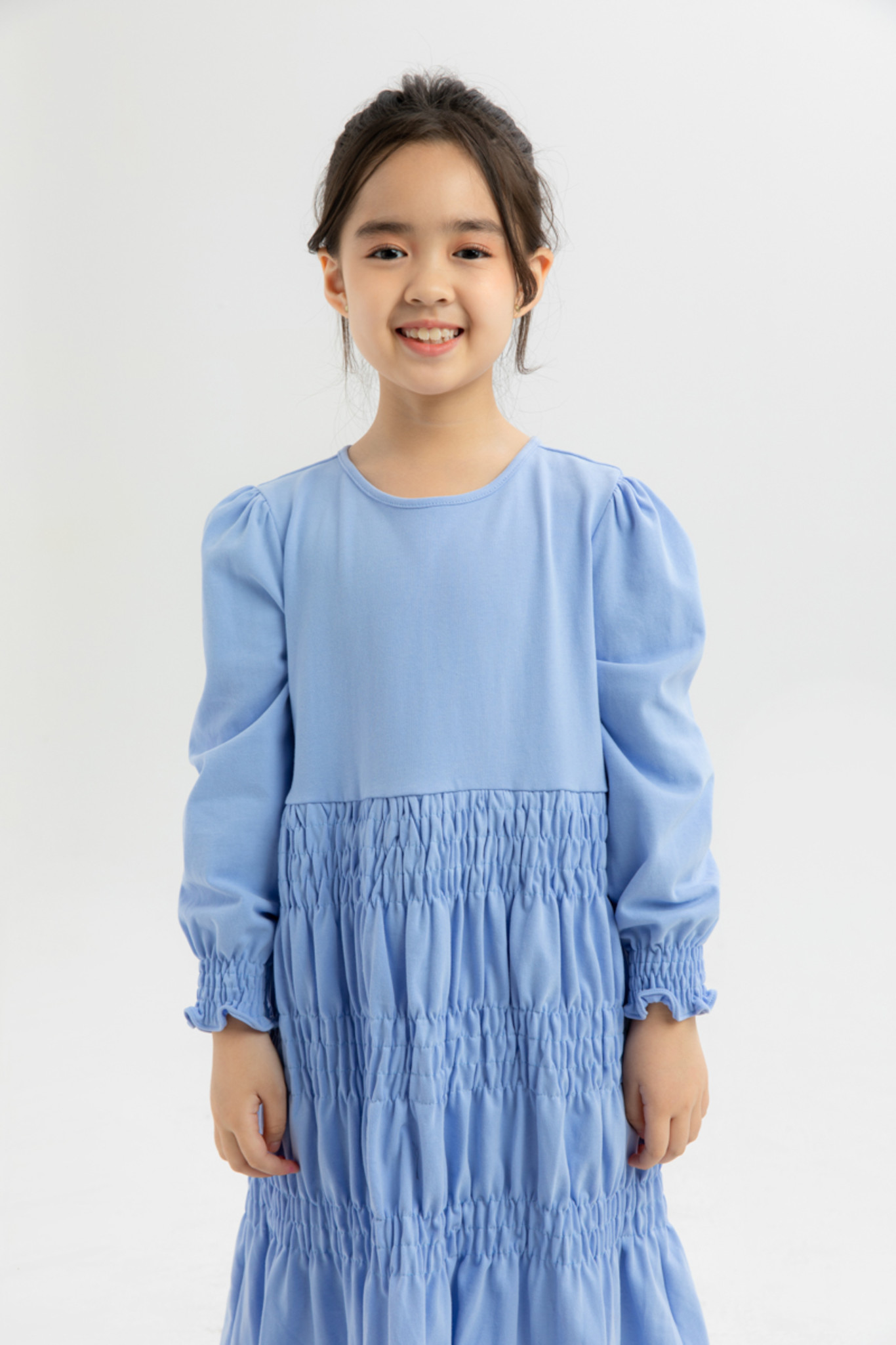 Đầm thun tay dài dáng xòe IVY moda MS 42G1128