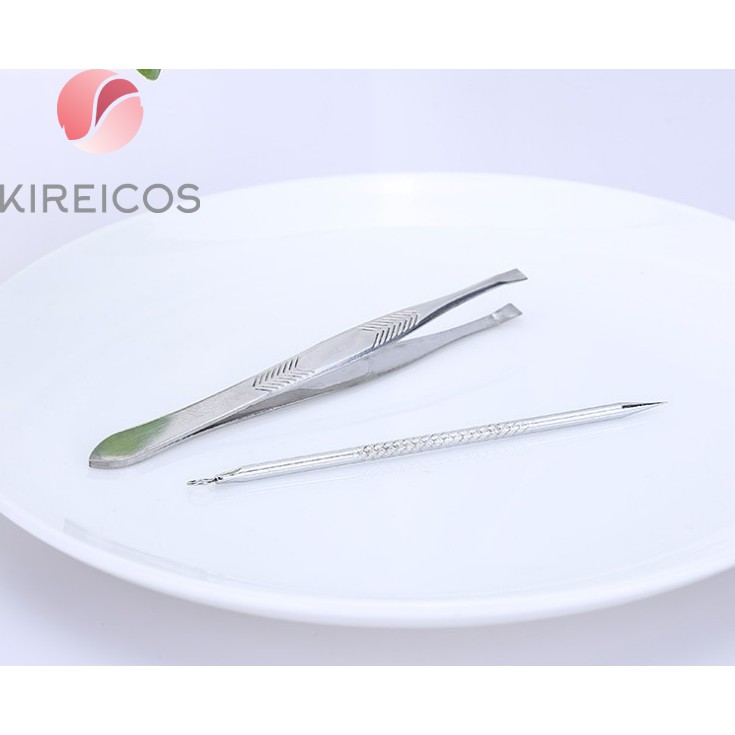 [HCM]Bộ Nhíp Và Cây Nặn Mụn Lameila A0103