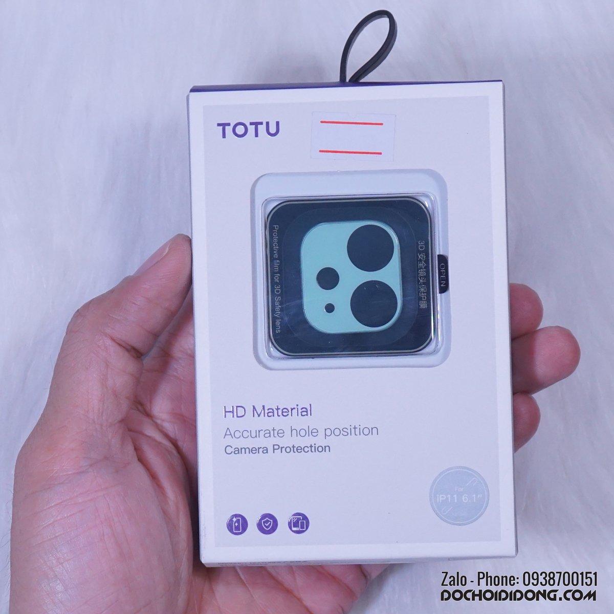 [HCM]Miếng dán camera iPhone 11 Totu các loại