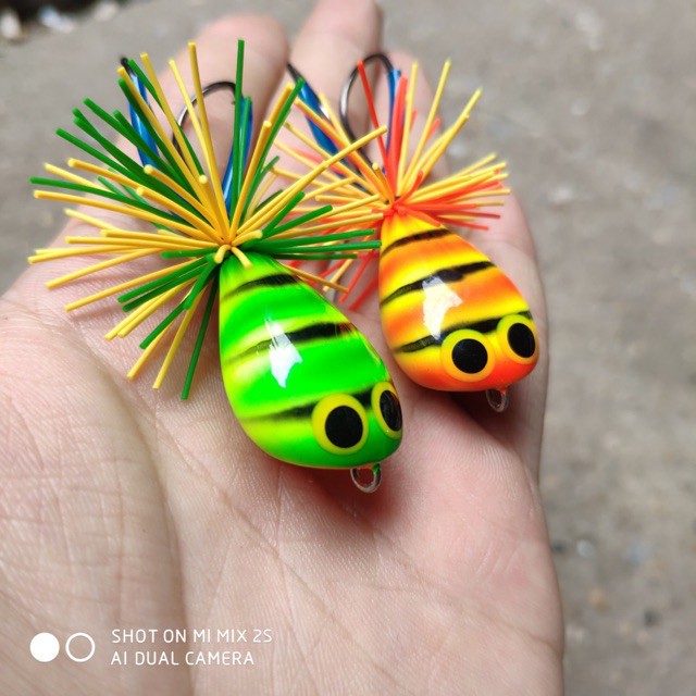 Mồi nhái gỗ thái lan mồi cực nhậy . chuyên câu lure