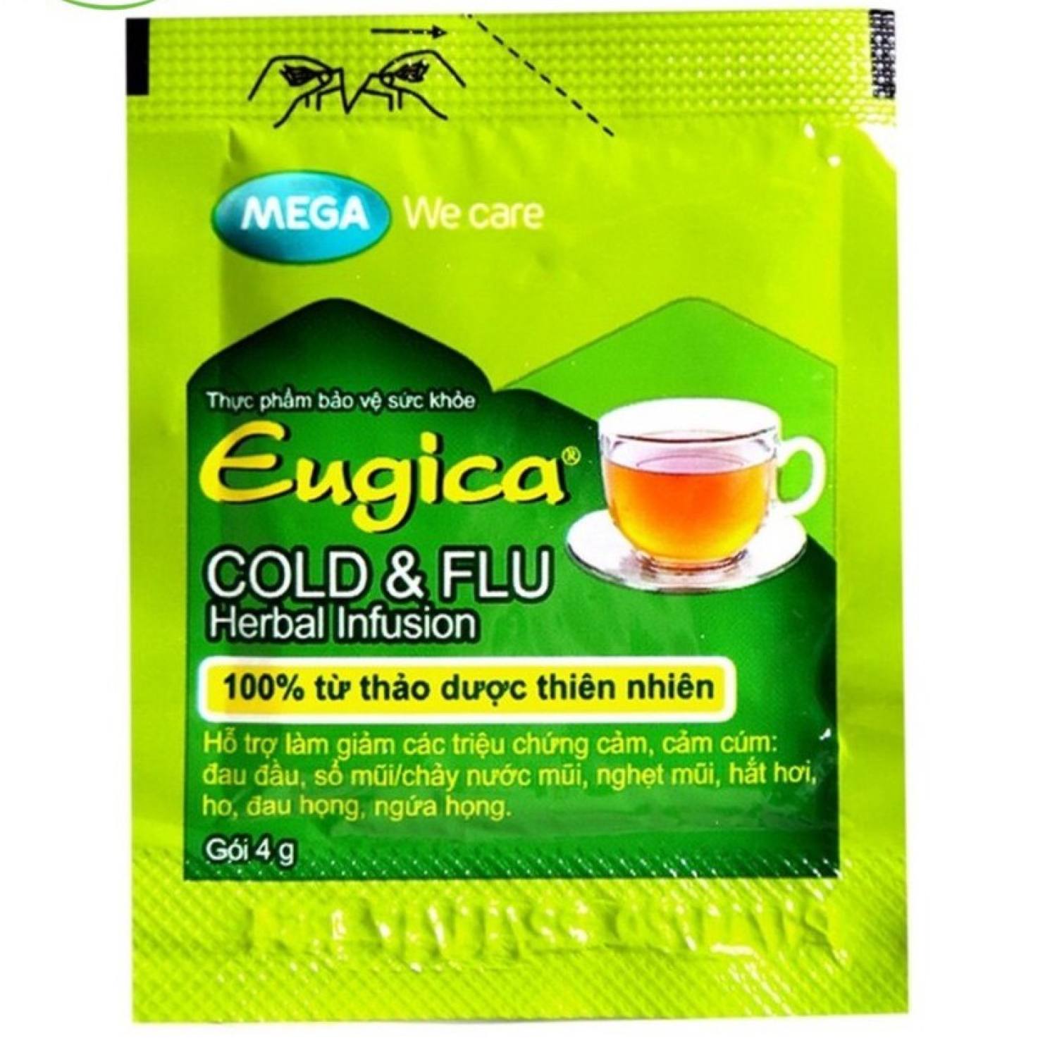 Trà Eugica Cold & Flu Herbal Infusion Hộp 10 gói