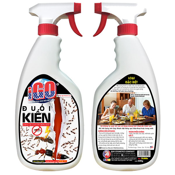 [HCM]BÌNH XỊT ĐUỔI KIẾN 600G