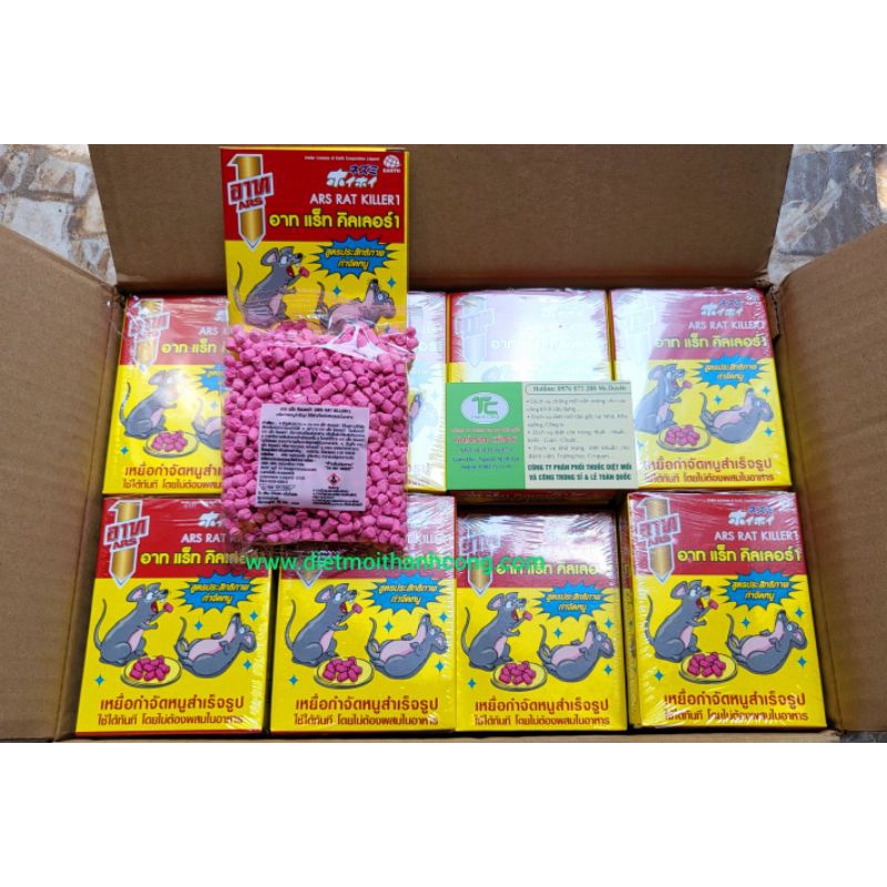 Thuốc diệt chuột Thái Lan ARS Rat Killer hộp 80g