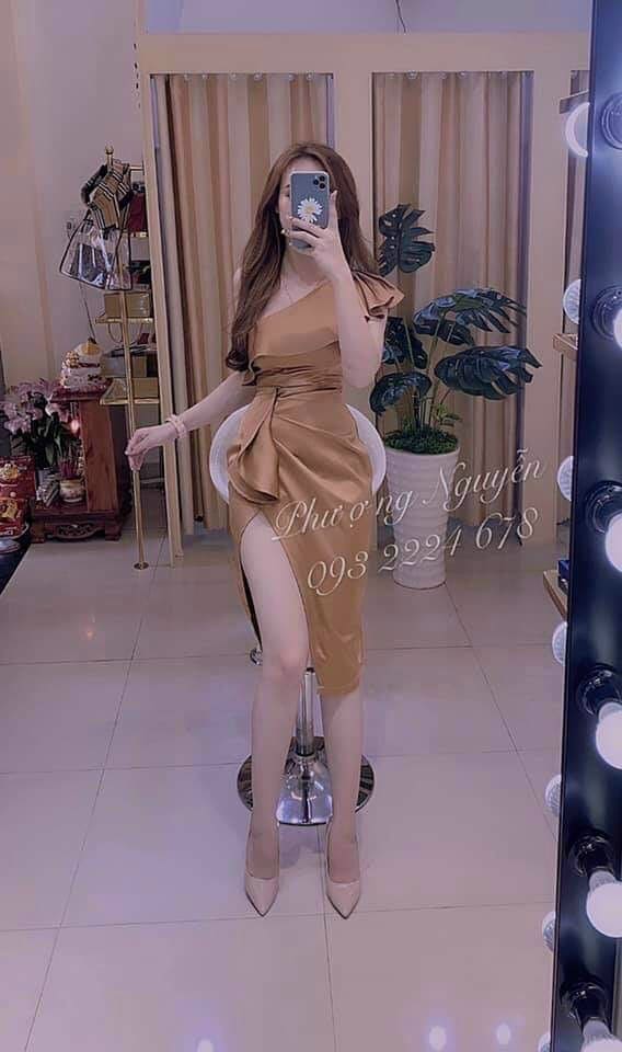ĐẦM BOBY 1 VAI BÈO XẾP LY ( CÓ MÚT )