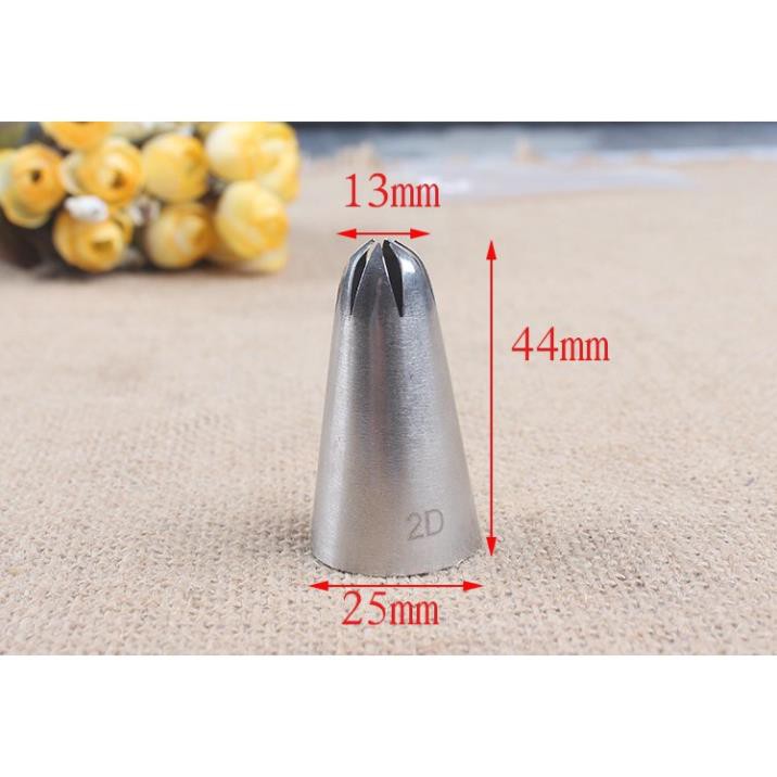 1 đui 2D bắt kem dùng để bắt hoa hồng