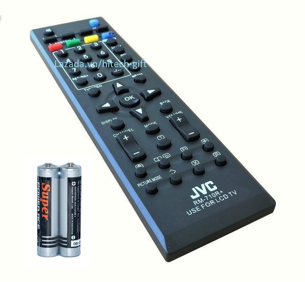 Remote Điều Khiển Tivi JVC, TV LCD LED RM-710M Kèm Pin