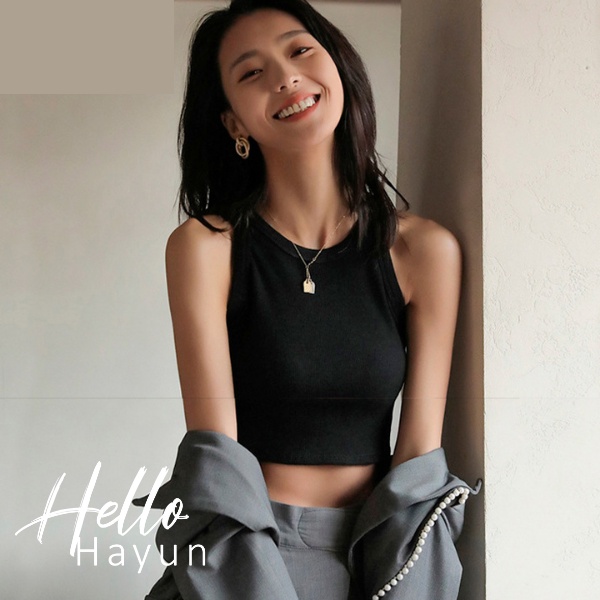 Áo thun ba lỗ croptop nữ sành điệu