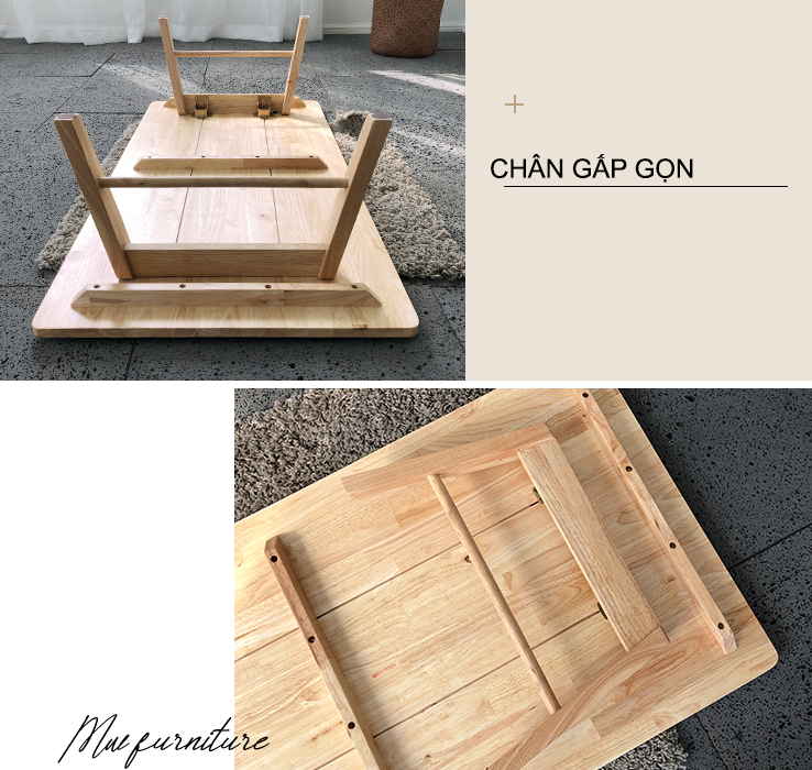 [HCM]BÀN SOFA PHÒNG KHÁCH / BÀN TRÀ - A TABLE NATURAL - 탁자