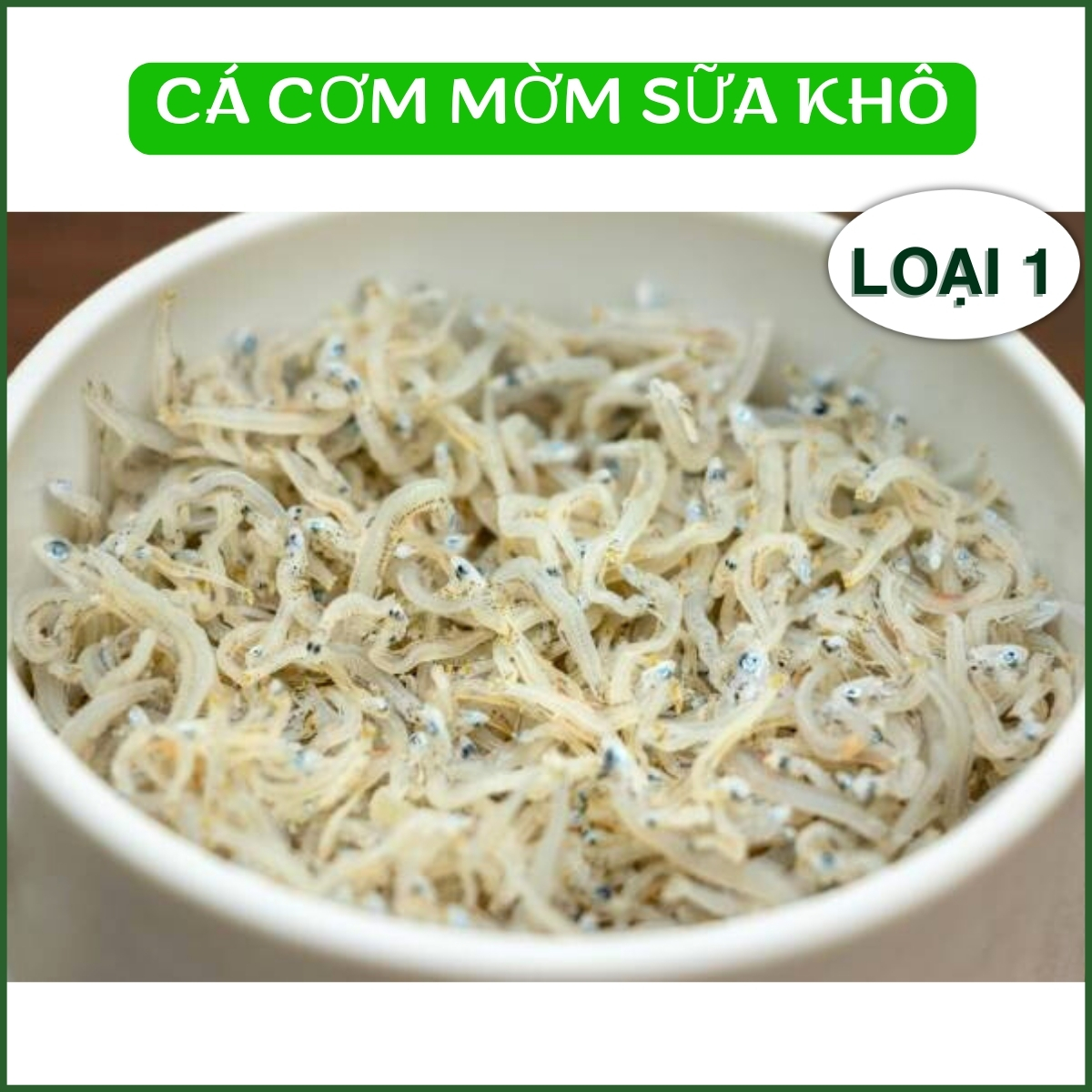 Khô Cá Cơm Mờm Sữa {500gr} - Cá Cơm Khô nhỏ Dùng Rim Kho Nấu Canh
