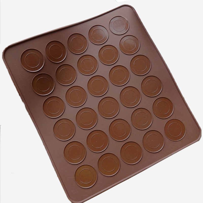 Tấm silicon nướng bánh Macaron - 30 ô