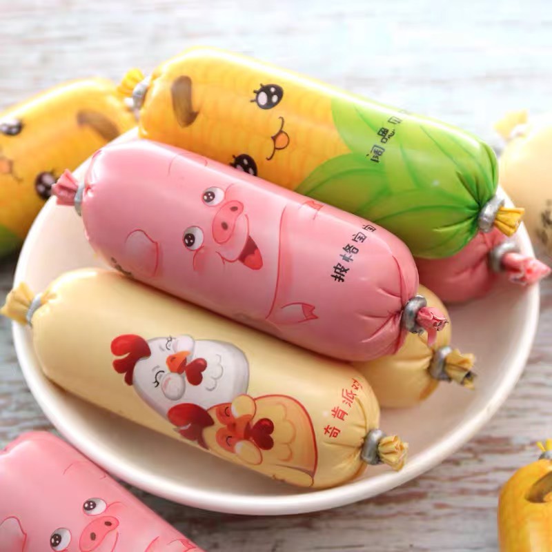 Xúc Xích Mini 4 Vị (heo, heo cay, gà, ngô)