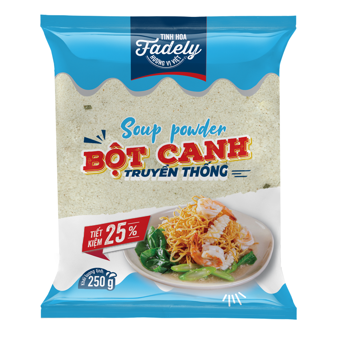 Combo of 4 Packs of Fadely Soup Powder (250Gx4Packs)
