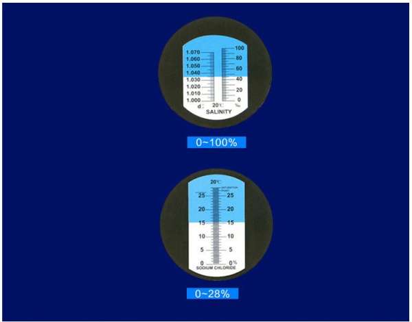 Khúc Xạ Kế Đo Độ Mặn Nước Biển HTATC212 - 0-28