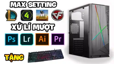 PC Gaming Giá Rẻ Core I3 / GTX 750 / 6GB RAM / 128GB SSD MAX SETTING LOL, FO4, PUBGM