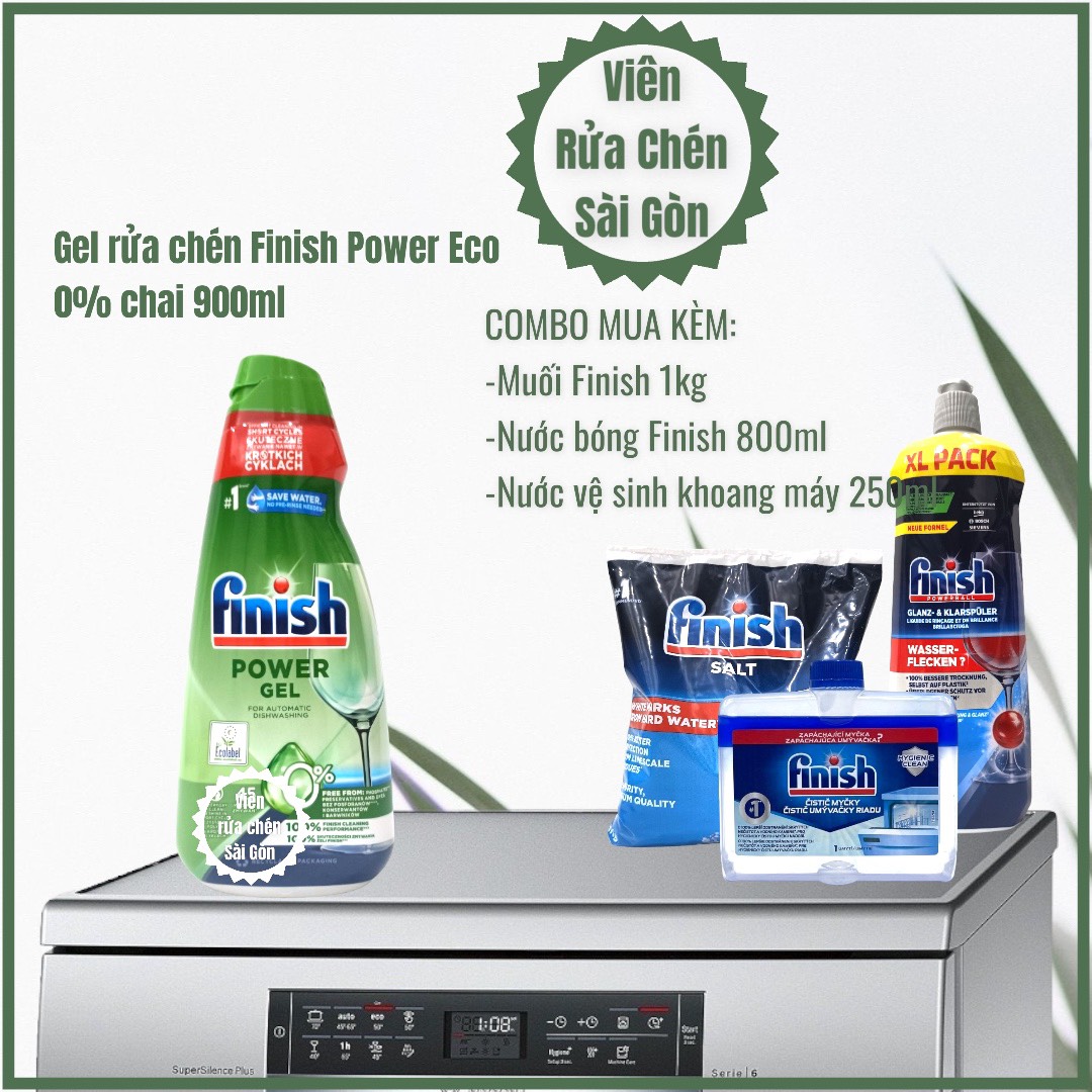 Gel rửa chén Finish, nước rửa chén Finish cho máy [Thơm dễ chịu, dùng thích, nhiều phân loại]