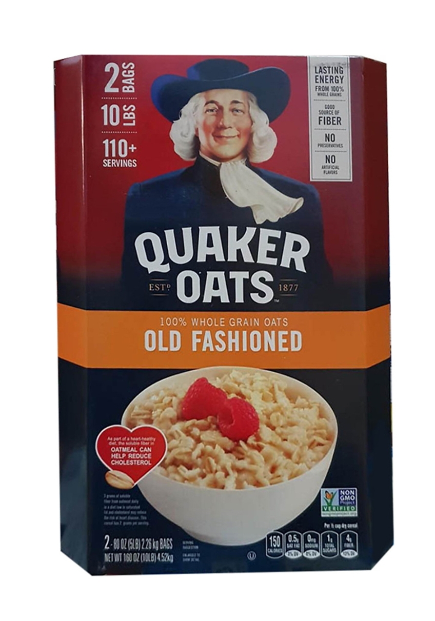 Yến Mạch Quaker Oats Old Fashion 4,52kg (Dạng Hạt cán Mỏng)