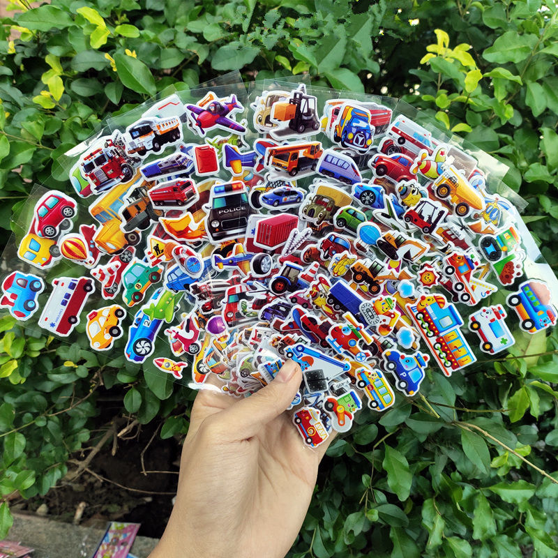 Hình dán sticker 3d nổi hoạt hình cute cho bé trang trí dễ thương