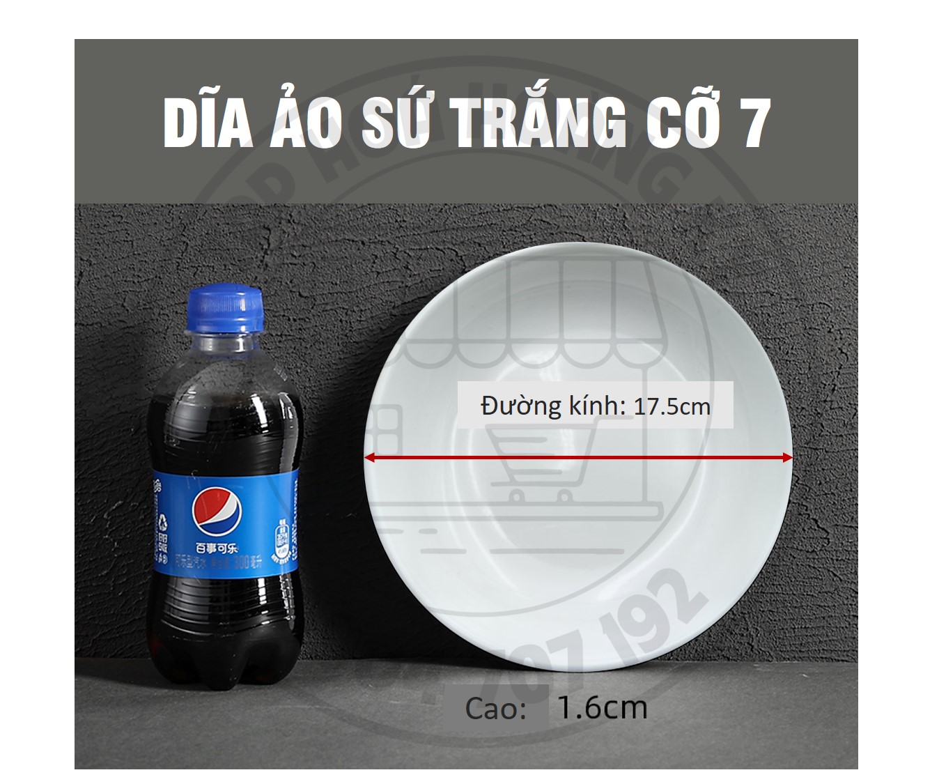 DĨA TRÒN ẢO SỨ TRẮNG – ĐỦ SIZE (CỠ 6,7,8,9)