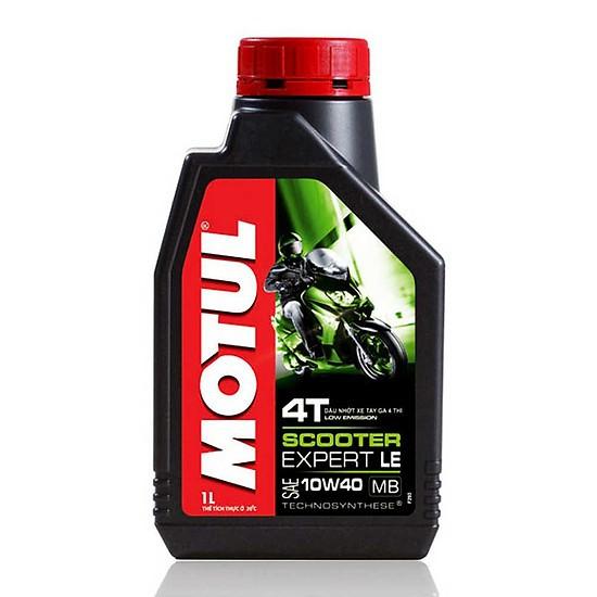 Nhớt xe tay ga cao cấp MOTUL Scooter Expert LE 10W40 1L - dùng cho xe Honda SH, Vespa, Dylan, PS
