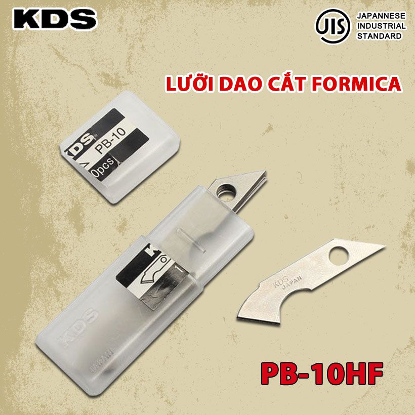 Lưỡi dao cắt mica mũi cong kds pb-10hf