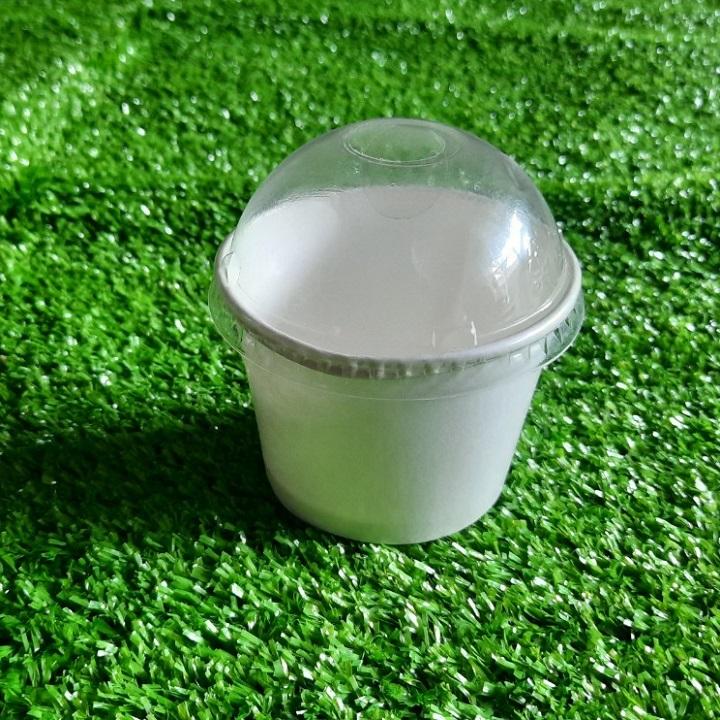 Ly Giấy Đưng Kem 200ml - Nắp Cầu ( 20 Cái/dây)