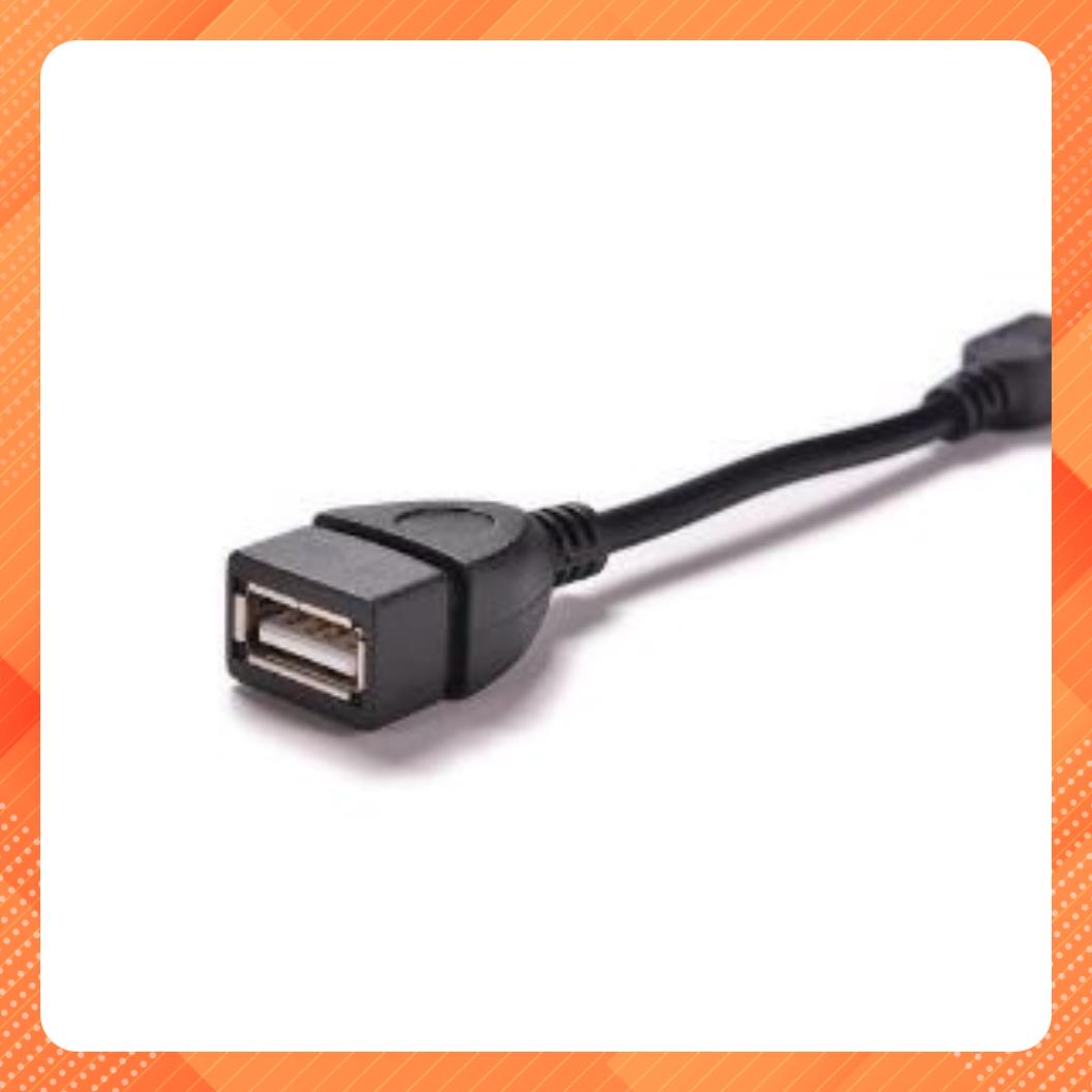 Cáp OTG đầu vuông Mini USB to USB. Cáp cắm USB ô tô