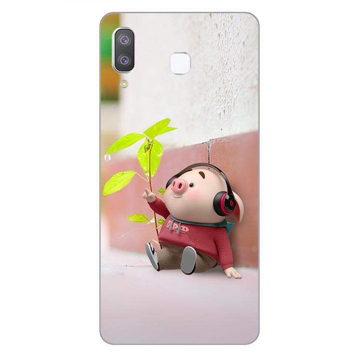 [HCM]Ốp lưng Samsung Galaxy A8 Star - Silicon Dẻo - Pig 15