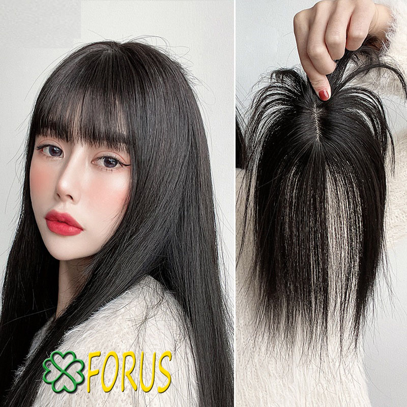 Mái phủ hói 3d-l01 ❤️freeship❤️ tóc giả phủ bạc, tóc giả mái 3d, che hói tóc giả cho nữ, che bạc tóc giả nữ sỉ 60k