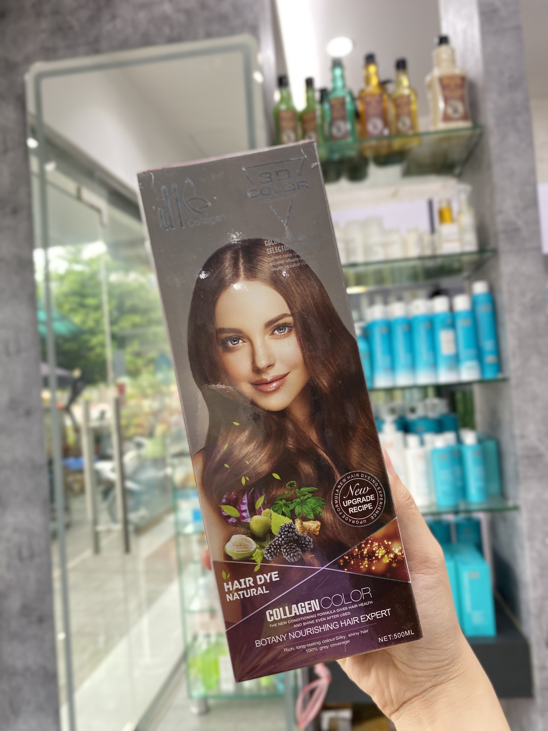 Dầu Gội Nâu ChoTóc  Bạc ĐL Collagen 500ML