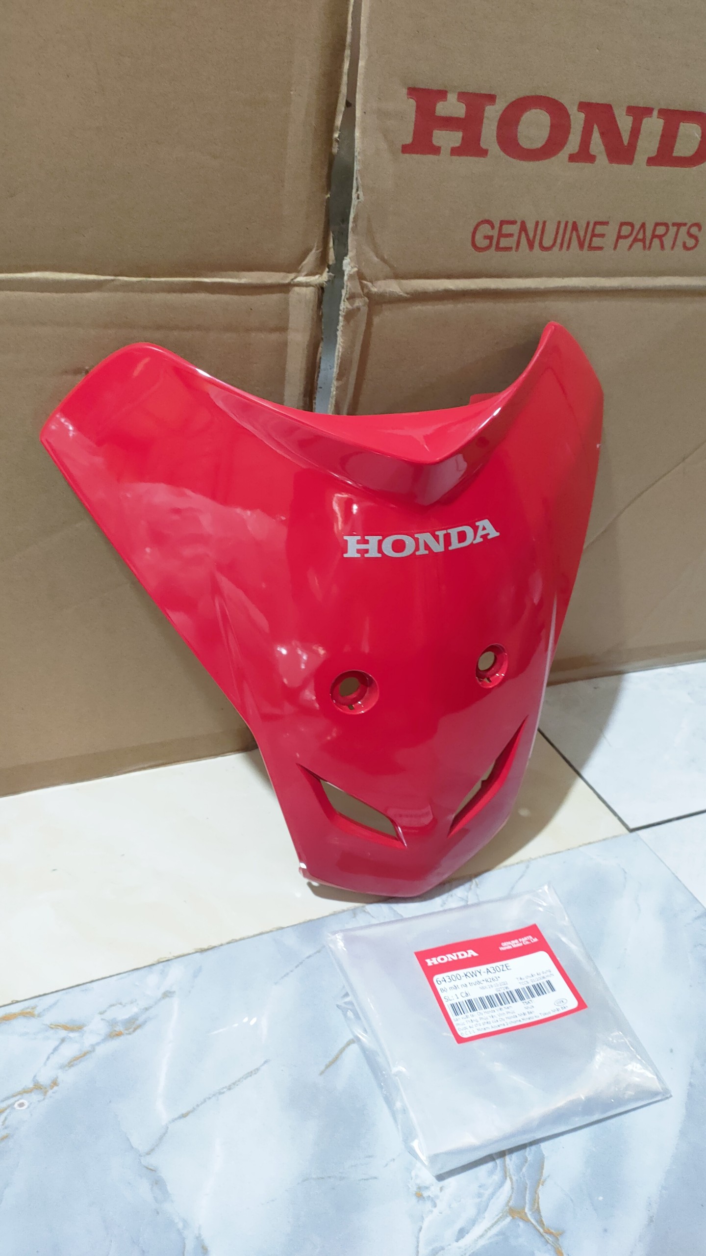 Bộ mặt nạ Wave A , w rs 100 màu đỏ tươi *R263* (64300KWYA30ZE)