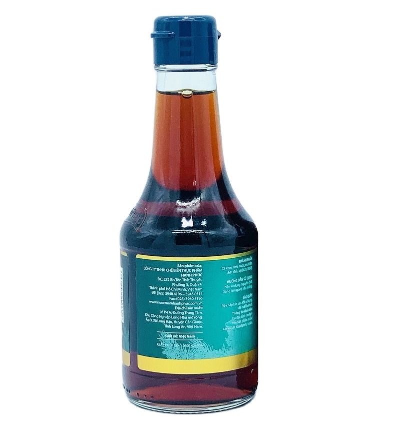 Nước mắm Hạnh Phúc 60 độ đạm chai 250ml