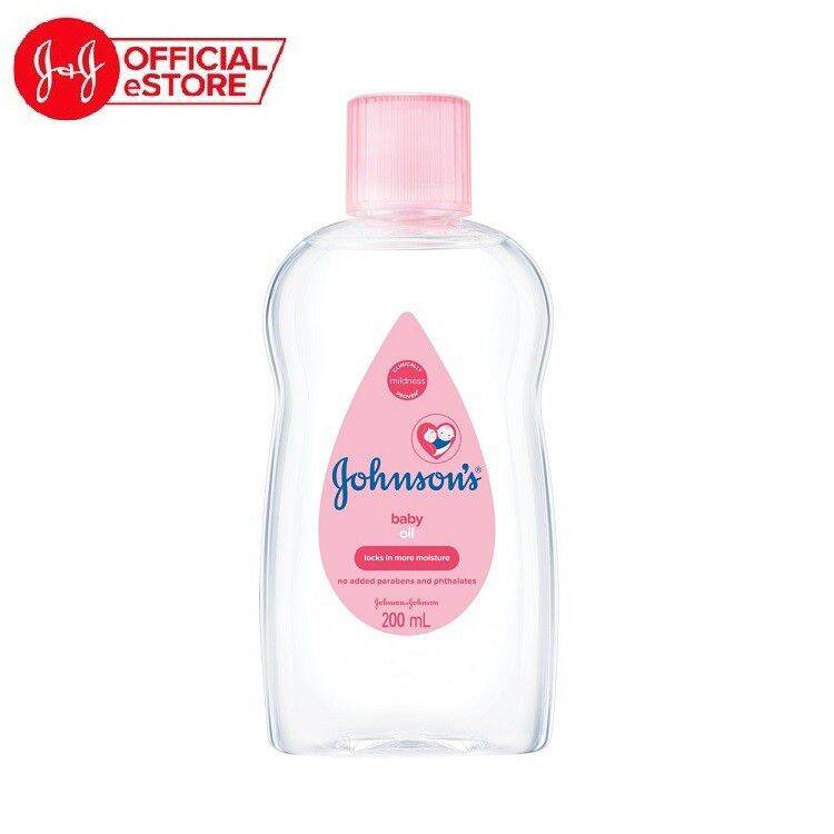 Dầu Massage và dưỡng ẩm Johnson baby Oil 200ml