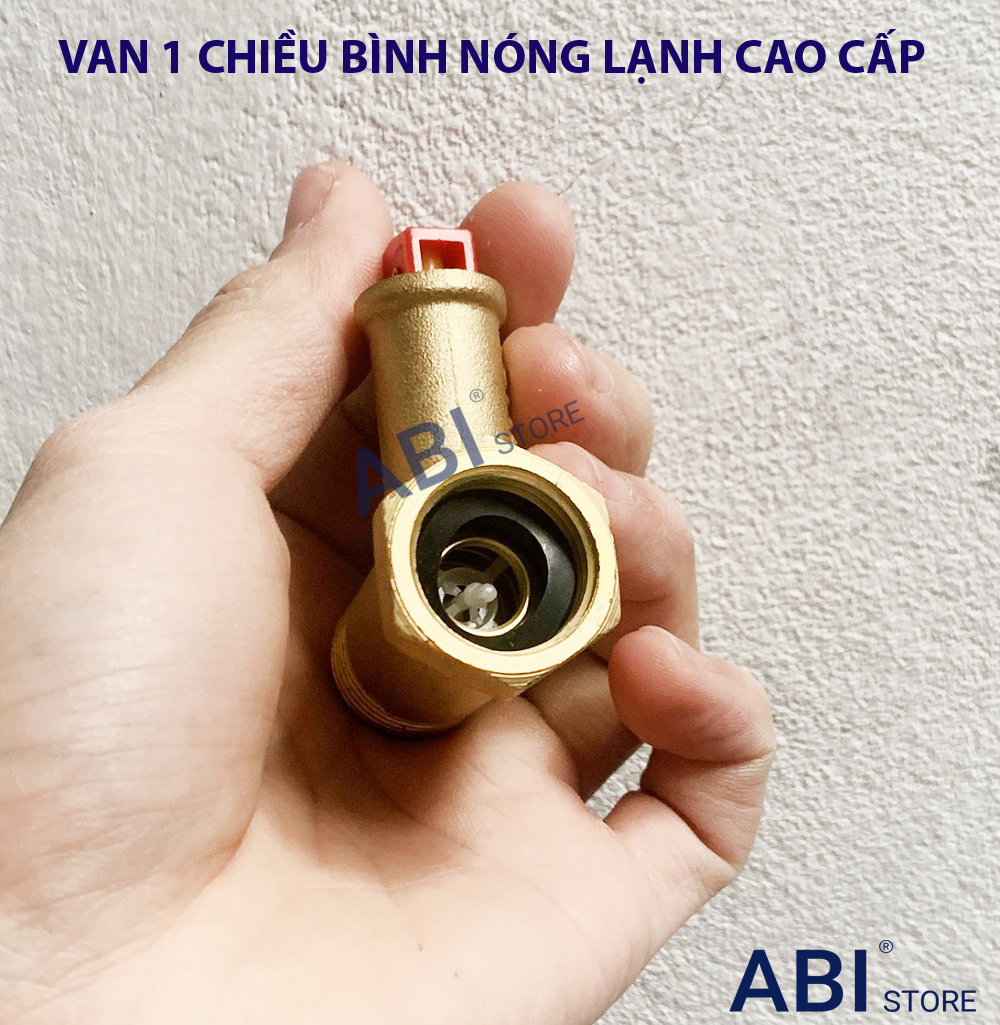 Van 1 chiều bình nóng lạnh italy và van 1 chiều có ốc vặn giữ cao cấp